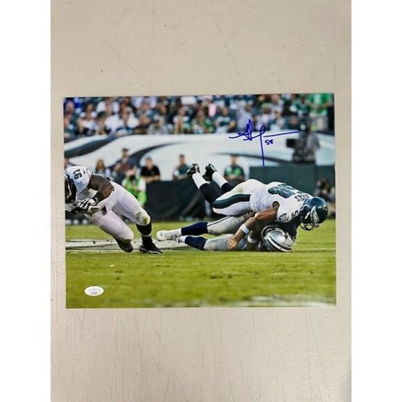 Jordan Hicks signed autographed Philadelphia Eagles 11x14 Photo JSA - Picture 1 of 3